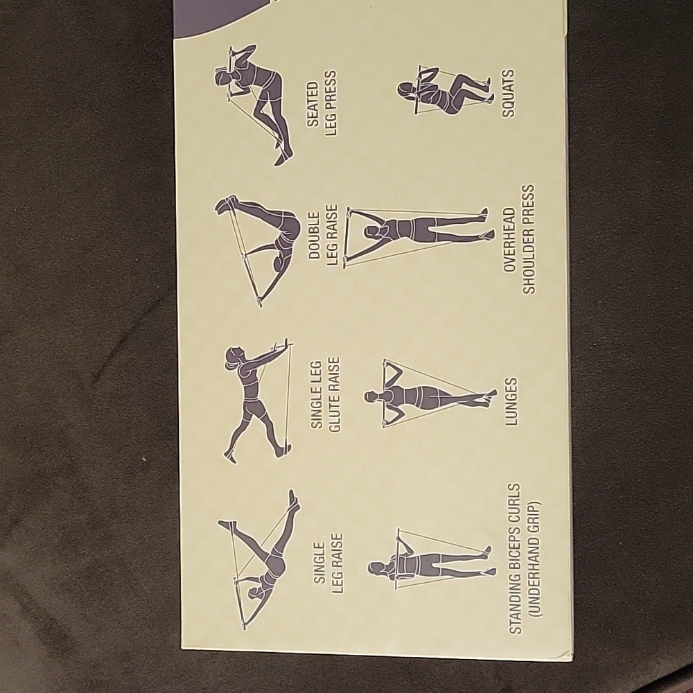NIB Maji Portable  Exercise Bar w/Resistance Bands - Picture 5 of 5